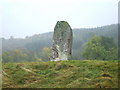 NN7819 : Auchingarrich Standing Stone by Lairich Rig