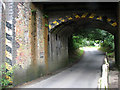 View through railway bridge 366