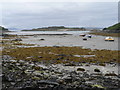 Glenuig: small bay and Samalaman Island