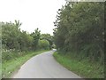 Country road near Llyn Edna