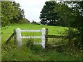 White fence near Edgecliffe Farm, Sim Hill