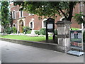 The front of St Botolph, Bishopsgate