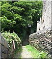 Footpath - Upper Brow Road, Paddock