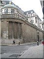 Looking from Throgmorton Street onto the Bank of England