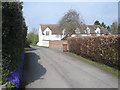 Short lane at the south edge of Church Lench