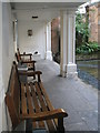 Seats in St Vedast Churchyard, Foster Lane