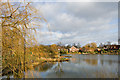 SJ5798 : Crompton's Pond by Dave Green