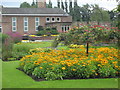 NY3853 : Gardens at the Carlisle Crematorium by Darrin Antrobus