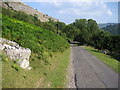 Lane below Creigiau Eglwyseg