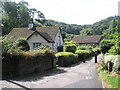 Mill Lane end of the Gallox Bridge footpath