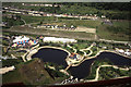 Festival lake from the sky shuttle