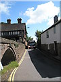 Tiverton bus at Church Street, Dunster