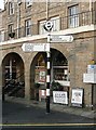 Cycle route signpost, Settle