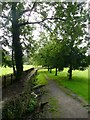 Public footpath across the grounds of Giggleswick School