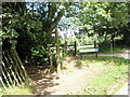 Entrance to the cricket field at Beacon Hill