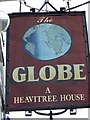 Sign for the Globe Inn, Chudleigh