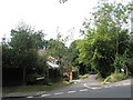 Looking down Stoney Bottom from Crossways Road