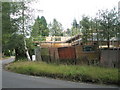 Scaffolding on house going up in Crossways Road