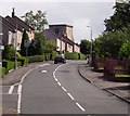 Tower Road looking towards Johnstone Castle