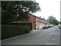 Looking south east up Crossways Road from opposite the Post Office