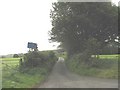 Road linking the church with the A 5025