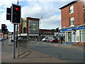 Major road junction in Hereford