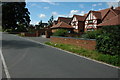 Modern houses in Hartpury