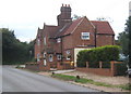 Large red brick house by Henley Road