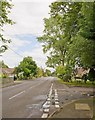 Looking along Downs Road at Orchard Road