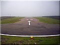 SV9210 : End of the runway, St. Mary's airport by Bob Embleton