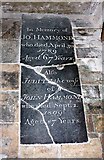 TF9700 : Holy Trinity Church, Scoulton, Norfolk - Ledger slab by John Salmon