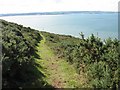 Coastal path on the slopes of Bryn Offa