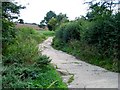 Track to disused works