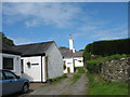 Cottages opposite the church gate at Llanfaes