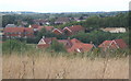 Overlooking modern housing in Claydon