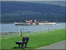 NS2577 : PS Waverley off Battery Park by Thomas Nugent