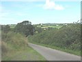 View northwards across farmland towards Gyfynys and Llanfaes Farmhousess