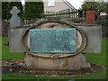 Gravestone in cemetery at East Wemyss