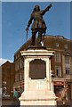 SP8113 : John Hampden’s statue in Market Square by D Gore