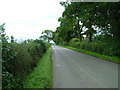 Long straight road by Crossrigg Farm