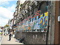 Colourful mural in Boutport Street