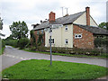 Cottages on a road junction at The Stream