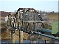 Pipe-bridge over the River Clyde