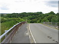 Looking N along bridge over A20 on Cauldham Lane