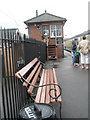 Seat on Bishops Lydeard Station