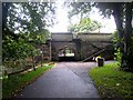 NY4056 : Underpass under the Eden Bridge by Oliver Dixon