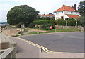 The road reaches the shore at Shotley Gate