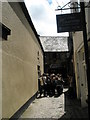 Guided tour in Church Lane, Barnstaple