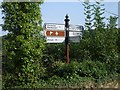 ST0676 : Signpost near Pendoylan by John Lord