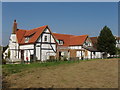 Peacock Hotel, Henton, from hay field